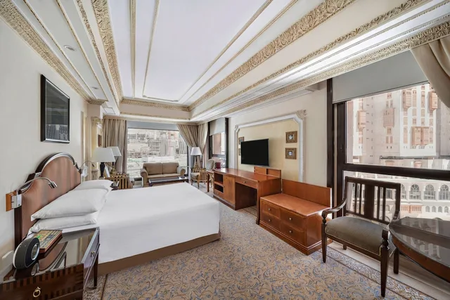 جناح بسرير فردي بإطلالة على الحرم بغرفتي نوم، دار التوحيد انتركونتنتال(InterContinental Dar Al Tawhid Makkah) 1/3