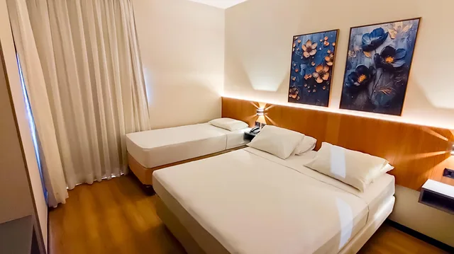غرفة ديلوكس ثلاثية، Slaviero Hotel Londrina Flat 1/5