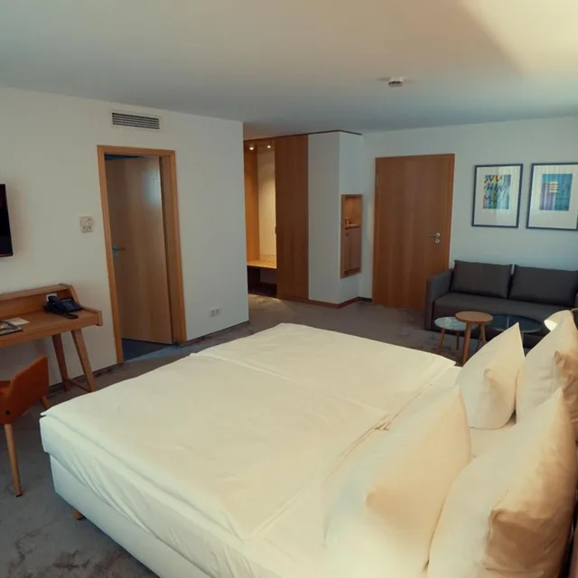 غرفة تنفيذية بسرير كينج، Hotel Adler Asperg 2/10