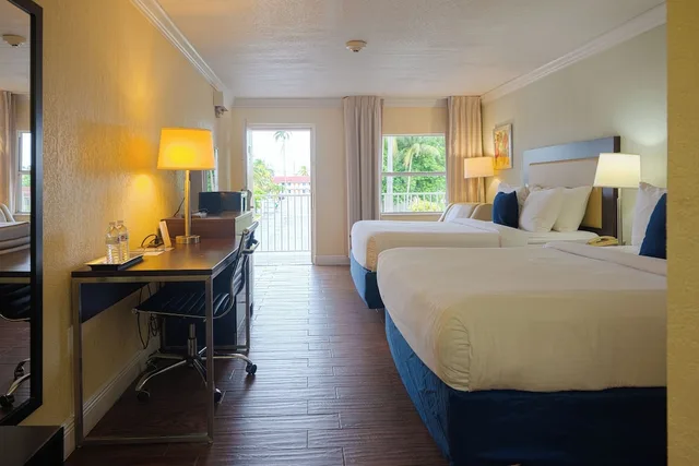 غرفة بريميوم بسريرين مزدوجين، Fairway Inn Florida City Homestead Everglades 4/10