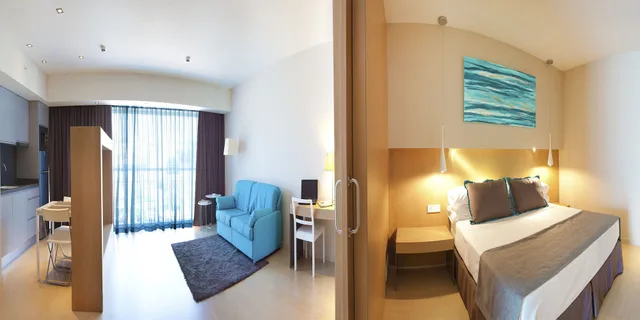 شقة بسرير مزدوج بغرفة نوم واحدة، Atenea Port Mataro Hotel 2/10