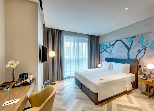استوديو ديلوكس بسرير كينج، Millennium Place Barsha Heights Apartments 1/8