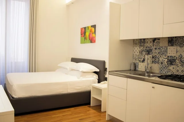 استوديو بسرير مزدوج بشرفة، Badia Nuova Residence 2/10