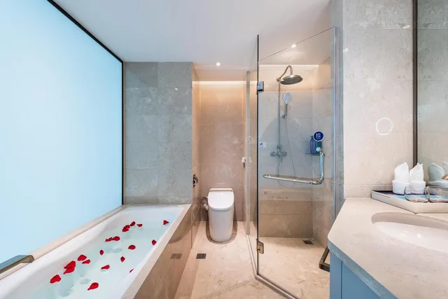 غرفة بريفيليج بسرير كينج وسرير كوين، Mercure Nantong Downtown 4/4