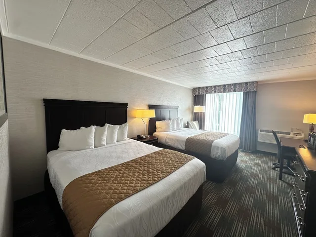 غرفة بسريرين كوين، Quality Inn Bath NY 1/1