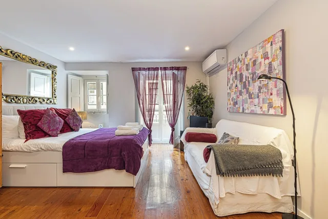 استوديو سوبيريور بسرير كوين بإطلالة على المدينة بشرفة، Lisbon Core Apartments In Bairro Alto Chiado 8/10