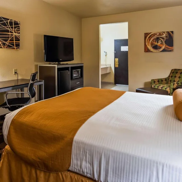 غرفة بسرير كينج لذوي الإعاقة، Best Western Windsor Pointe Hotel & Suites-AT&T Center 1/3