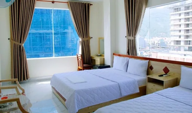 غرفة فاخرة بسريرين مزدوجين، Yen Vy 04 Luxury Hotel 3/5