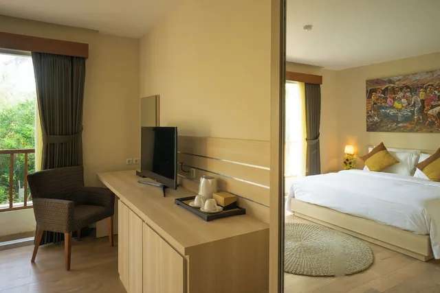 غرفة ديلوكس بسرير فردي بغرفة نوم واحدة، d'Nusa Beach Club and Resort 4/7