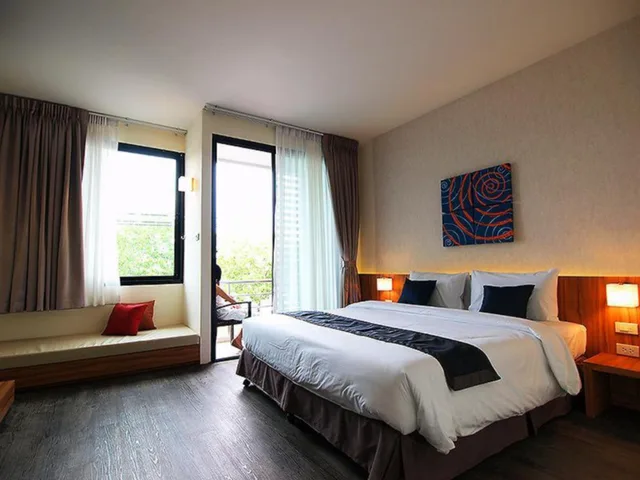 غرفة ديلوكس بسرير مزدوج بإطلالة على النهر، Apo Hotel 2/2