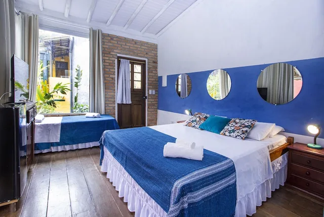 Super, Luxury, 1 Queen and 1 Single Bed, Hydromassage، Velinn Pousada Recanto Da Villa 2/7