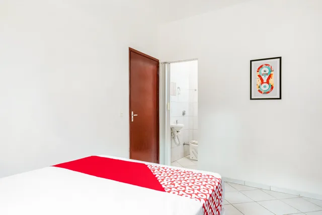 غرفة بسرير مزدوج، OYO Pousada Tia Leo Campinas 5/7