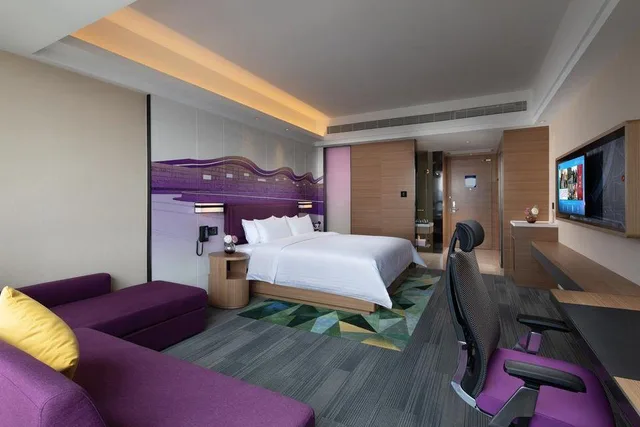 غرفة ديلوكس بسرير كوين، Hampton by Hilton Hangzhou Xiaoshan Peoples Square 1/1