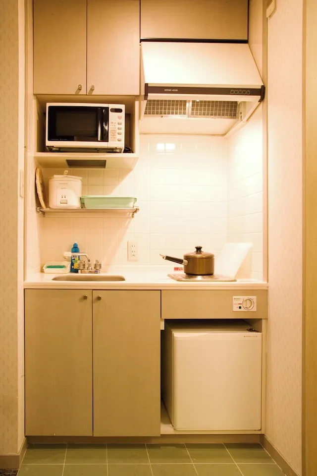 Deluxe, Twin Beds, Living Area, Kitchen, Hotel Anbient Tateshina 4/4