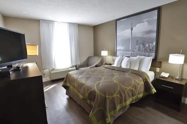 غرفة بسرير كينج، Super 8 by Wyndham Ajax/Toronto On 4/10