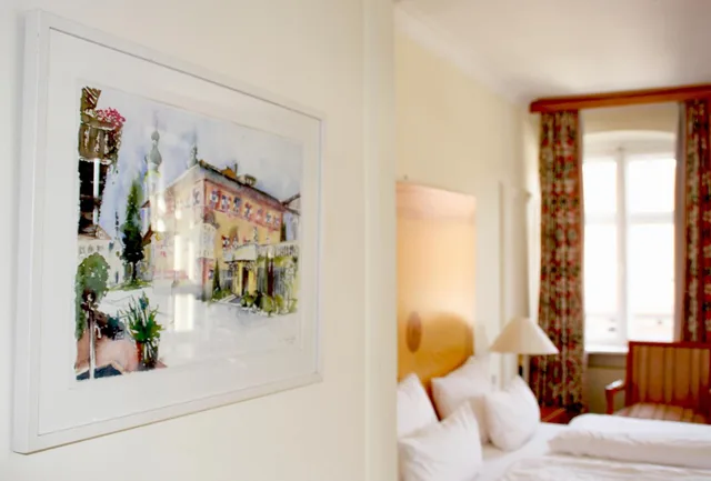 غرفة كبيرة بسرير كوين، Boutique Hotel Residenz Winkler 1/4