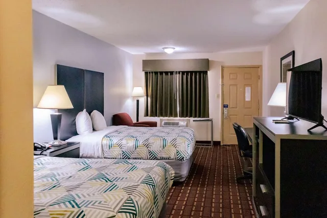 غرفة ديلوكس بسريرين مزدوجين لذوي الإعاقة، Motel6 Nacogdoches TX 4/9