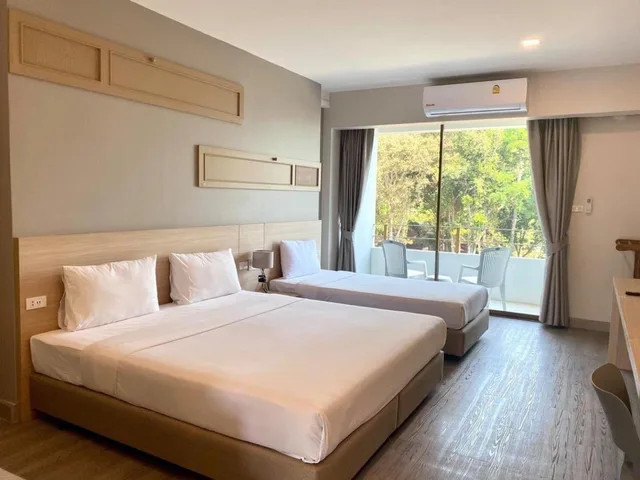 غرفة ديلوكس ثلاثية، Rayong Chalet Resort 2/7