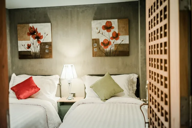 جناح غراند بسرير كينج وسريرين منفصلين بغرفتي نوم بحوض استحمام، House Of Passion Amphawa 3/5