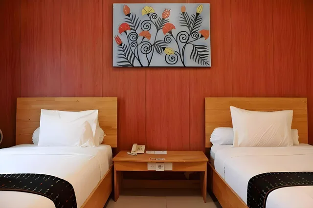 غرفة قياسية بسريرين منفصلين، Exotic Komodo Hotel 2/2