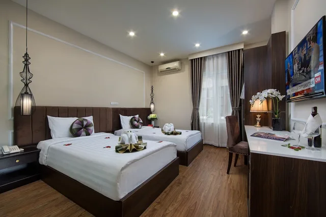 غرفة ديلوكس بسريرين منفصلين، Splendid Pearlight Hotel 1/2