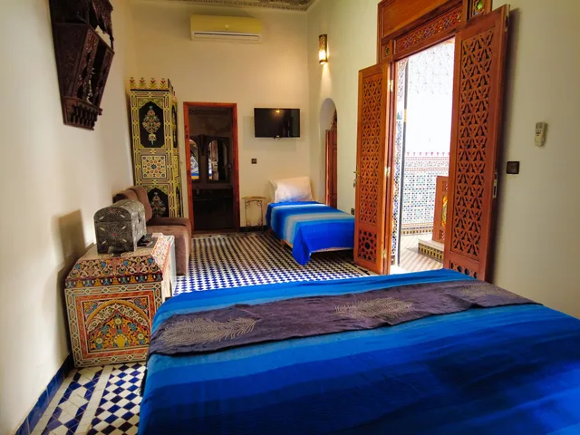 Suite, 1 Double and 1 Single Bed, Riad Ouliya 1/3