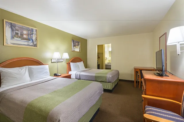 غرفة ديلوكس بسريرين مزدوجين للمدخنين، Motel6 Livingston, TX 5/10