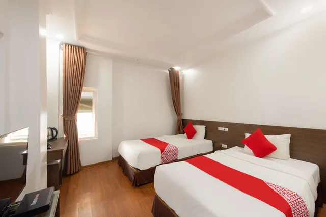 غرفة قياسية بسريرين منفصلين، Super OYO Capital O 387 Bach Duong Hotel 4/5