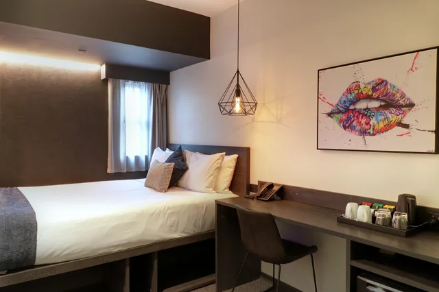 غرفة قياسية بسرير مزدوج، The Viv Hotel Wellington 2/6