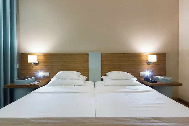 غرفة بسريرين منفصلين، Meira Hotel 3/3