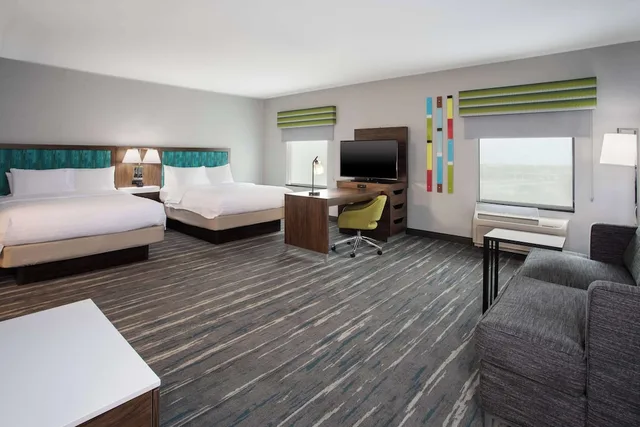 غرفة بسريرين كوين مع أريكة، Hampton Inn & Suites Athens-I-65 (Huntsville Area) 2/8