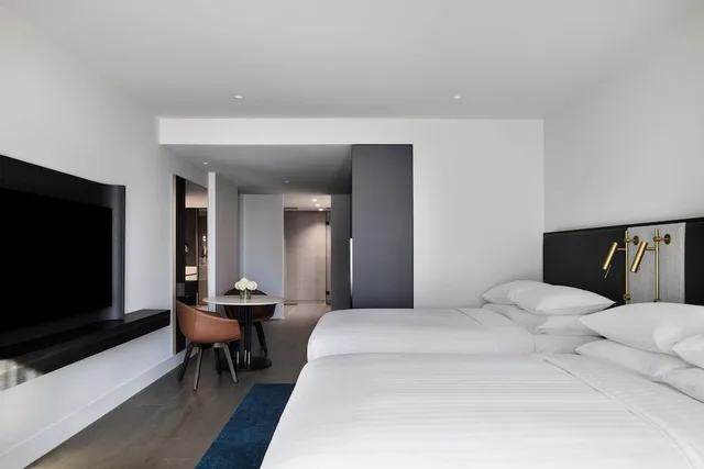 غرفة سوبيريور بسريرين مزدوجين، Melbourne Marriott Hotel Docklands 1/2
