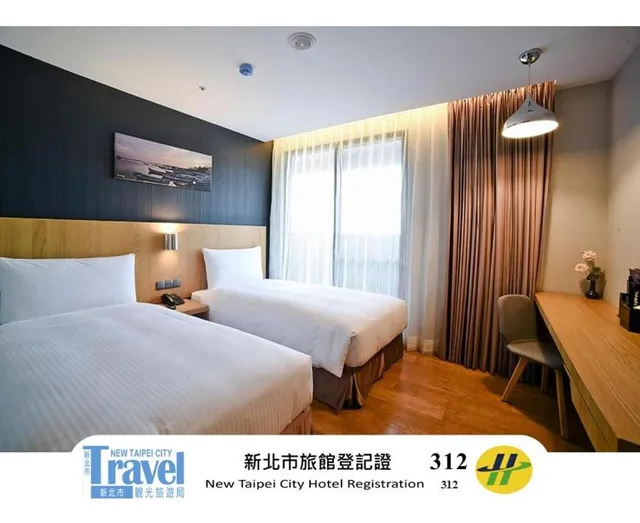 غرفة قياسية بسريرين منفصلين، Yidear Hotel 2/2