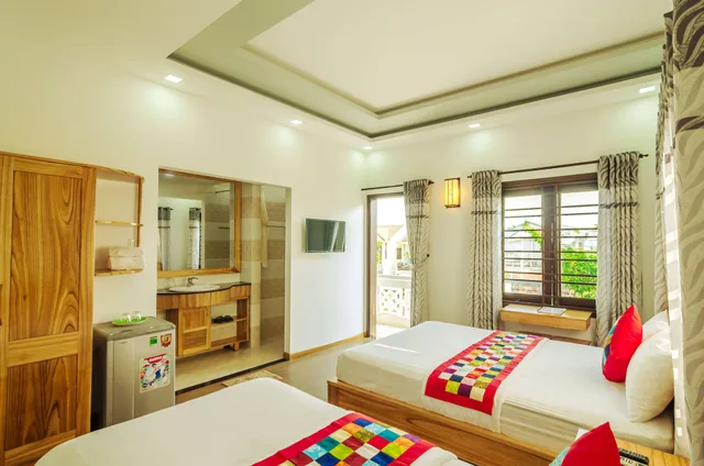 غرفة عائلية بسريرين مزدوجين، Homestay Tue Tam 10/10