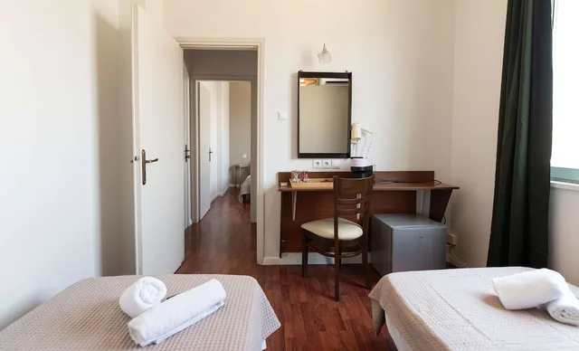 شقة كلاسيكية بسريرين منفصلين بإطلالة على المدينة بغرفتي نوم، Exarchion Hotel 7/9