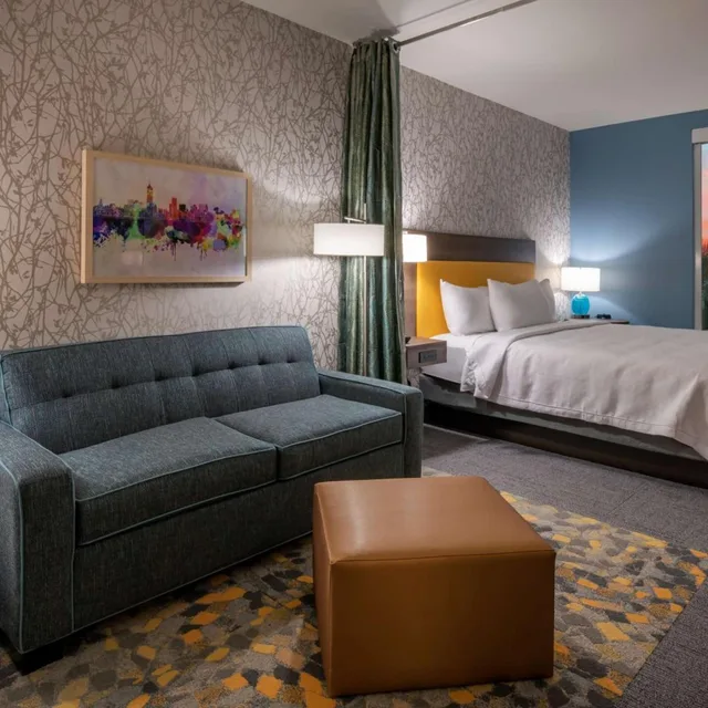 استوديو بسرير كوين مع أريكة، Home2 Suites by Hilton Wayne 1/4