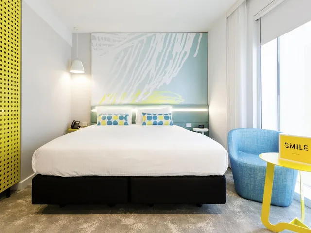 غرفة سوبيريور بسرير كينج بإطلالة على المدينة، Ibis Styles East Perth 2/6