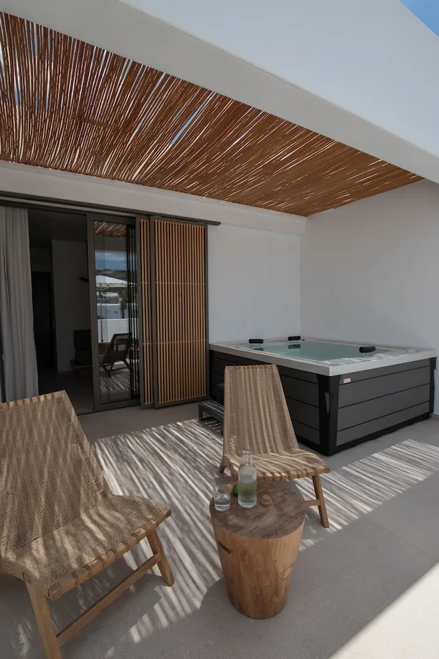 Private, Executive, Suite, Queen Bed, Sofa، Nuca Mykonos 5/6