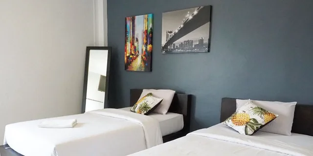 غرفة ديلوكس بسريرين منفصلين، The Color Express Hotel 1/2
