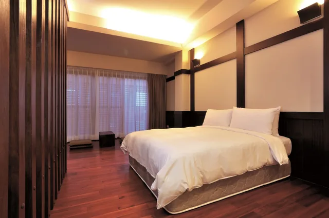 غرفة بسرير مزدوج، Hotel Les Champs Hualien 1/4