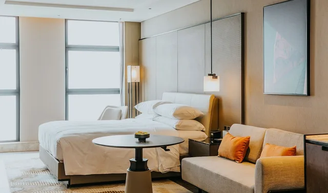غرفة كلوب بسريرين منفصلين بإطلالة على الحديقة، Sheraton Xi'an South 3/10