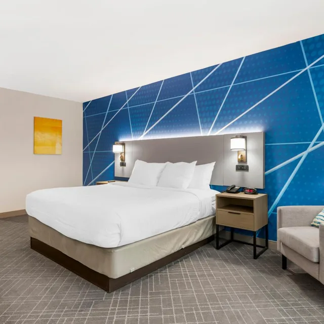 غرفة بسرير كينج بحوض استحمام لذوي الإعاقة، Comfort Inn & Suites Watervliet 1/7