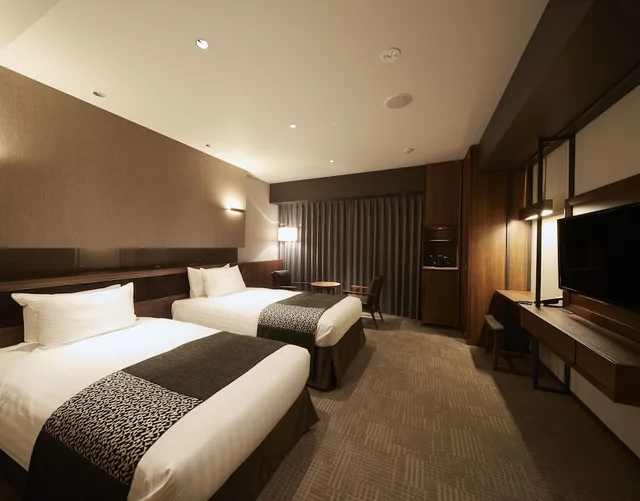 غرفة سوبيريور بسريرين منفصلين في المبنى الرئيسي، Hotel Trad Hakata 2/4