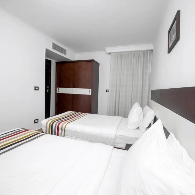 جناح بسرير كينج بإطلالة على المسبح، Elite Residence Tulip & Aqua Park 1/10