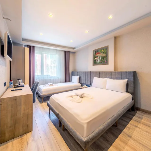 غرفة بسريرين منفصلين، Evim Hotel 1/10