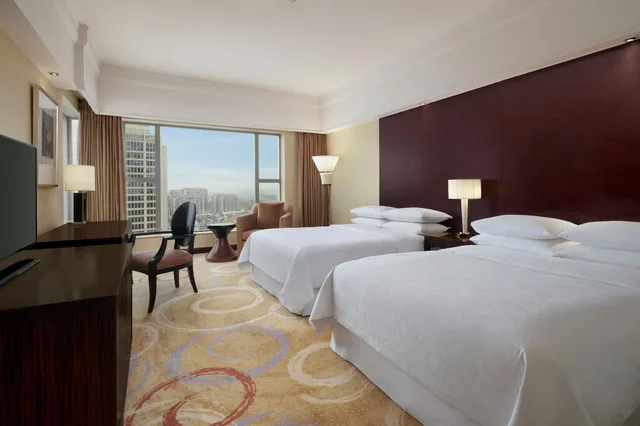 غرفة سوبيريور بسريرين مزدوجين، Sheraton Ningbo 2/5