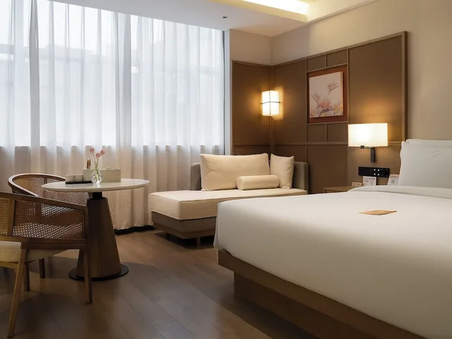 غرفة تنفيذية مفردة بسرير كوين، SSAW Hotel Shenzhen Qianhai Nantou Ancient Town 5/8