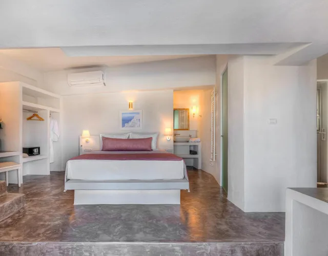 فيلا شهر العسل بسرير كينج بإطلالة على البحر بمسبح خاص، Desiterra Santorini 7/10
