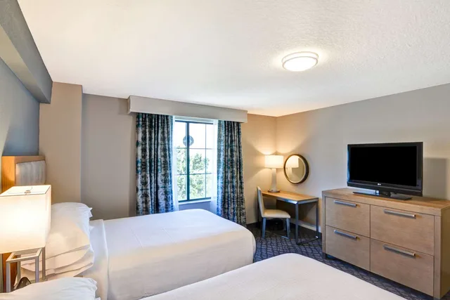 جناح ديلوكس بسرير مزدوج، Embassy Suites By Hilton Orlando-Downtown 1/2