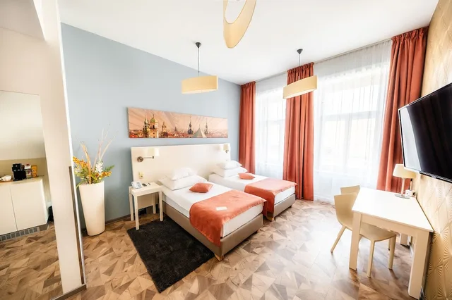غرفة ديلوكس بسرير مزدوج أو سريرين منفصلين، Grandium Hotel Prague 2/10